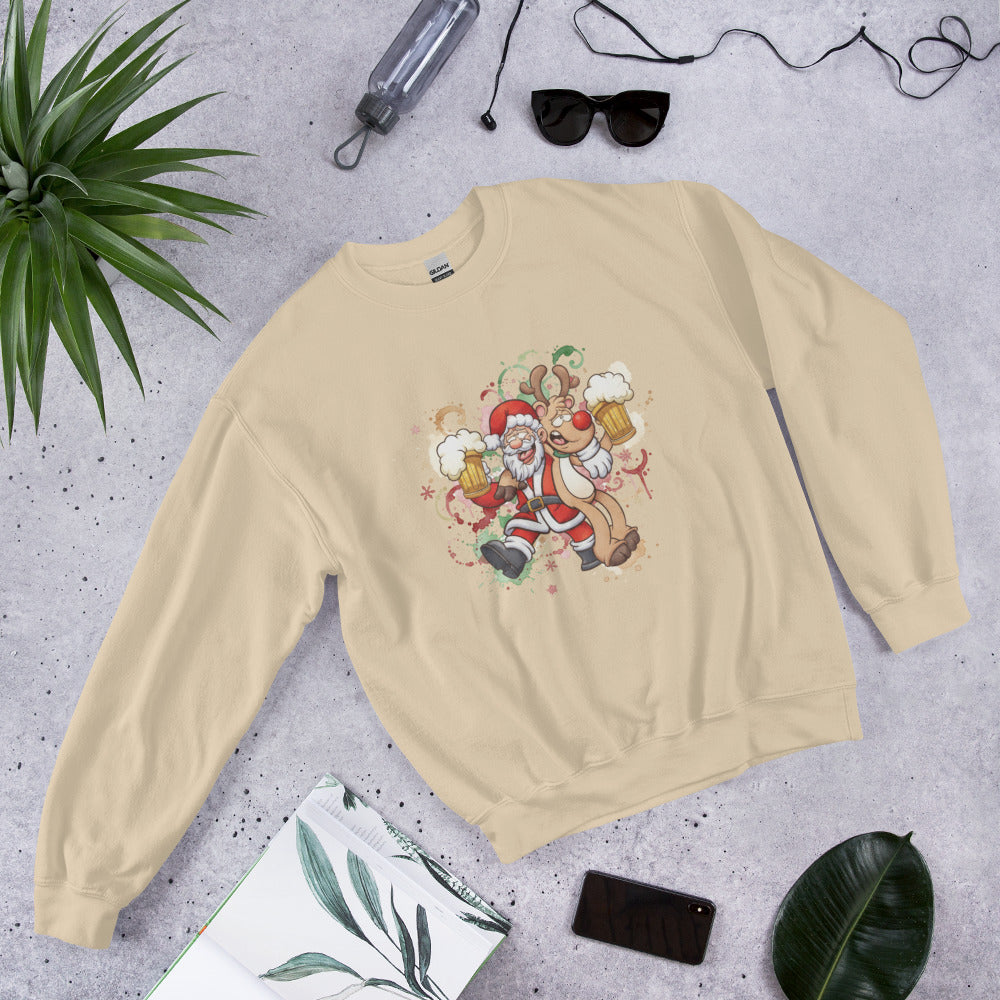 Sweatshirt party-santa